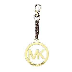 NEW MICHAEL KORS Bag Charm / Keychain in Metallic Gold. 
Pristine Condition.